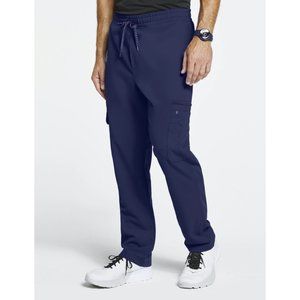 New Jaanuu Men's Slim-Fit Cargo Pant in Navy Blue Size XL